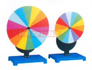 NEWTON'S COLOUR DISC, ON STAND